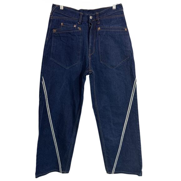 Evisu Heritage Selvedge Jeans 34x32 – Rare Painted Pocket Japanese Denim - Picture 2 of 15